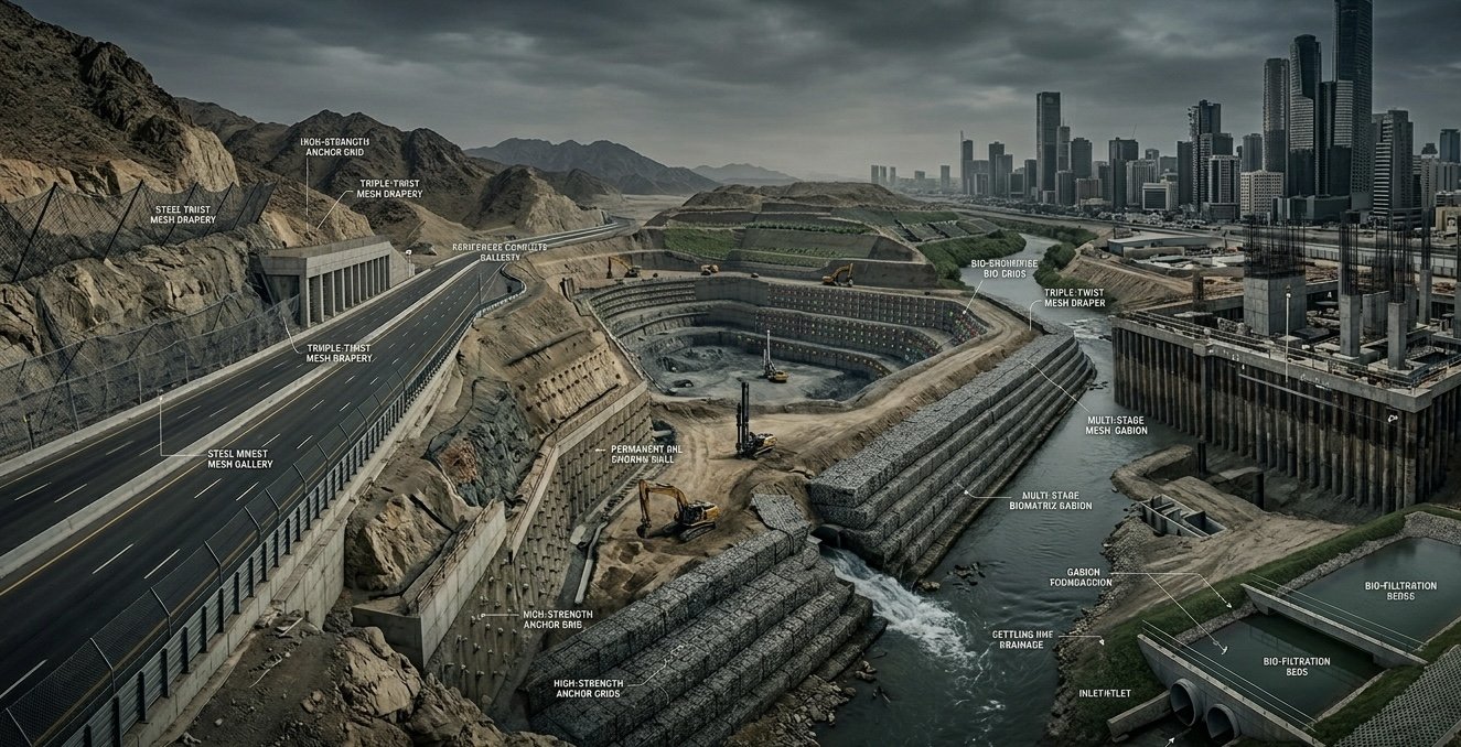 road and mining